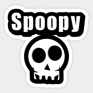 Spoopy Sticker